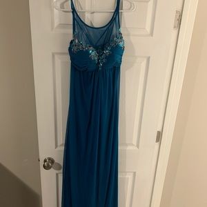 Teal/Blue Prom Dress